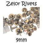 9mm Zelor Double Cap Rivets