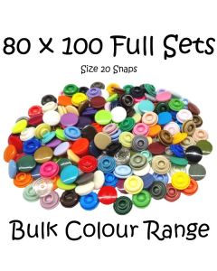 Bulk Size 20 - 80x 100 Full Sets - Bulk Colour Range 