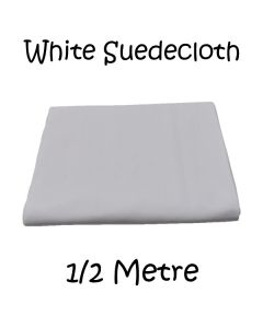 1/2m - White Suedecloth