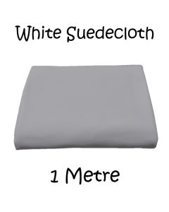 1m - White Suedecloth
